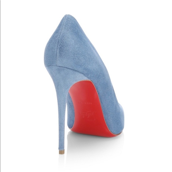 Christian Louboutin | Kate 100mm Velour Pumps - Picture 3 of 14